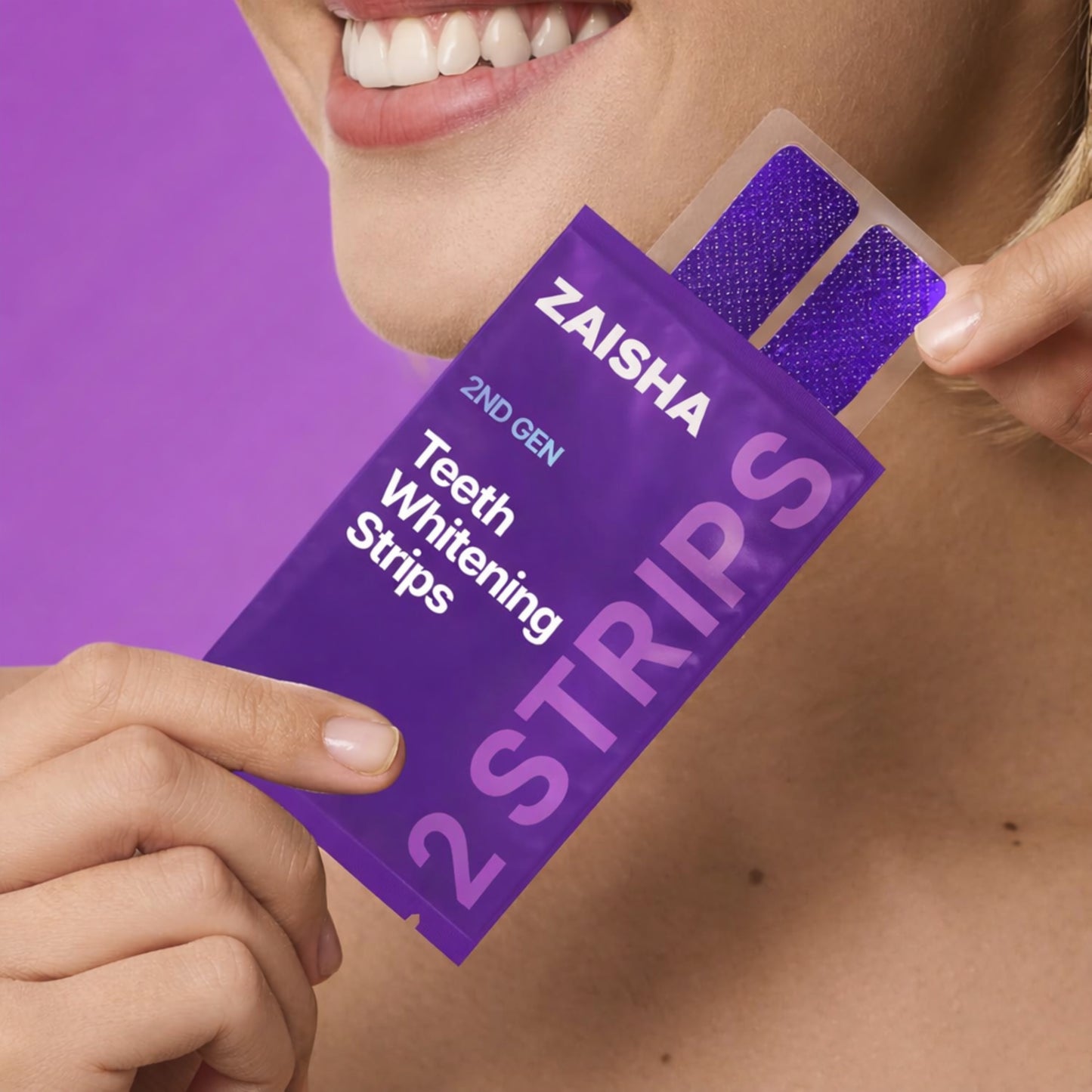 ZAISHA™ Purple Teeth Whitening Strips