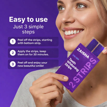 ZAISHA™ Purple Teeth Whitening Strips