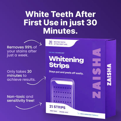 ZAISHA™ Purple Teeth Whitening Strips